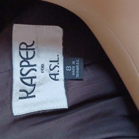 Kasper Double Breasted Blazer, Size 8 - Picture 9 of 10